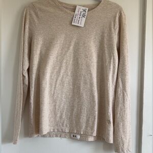 Medium (1)Beige & (1)Grey Long Sleeve Women's